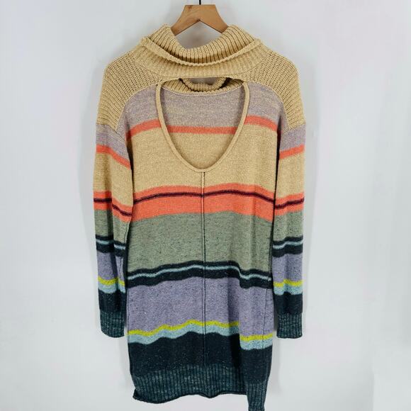 Daily Practice by Anthropologie The Keep It Cool Dress NWT Cowl Neck Boho - Picture 3 of 8